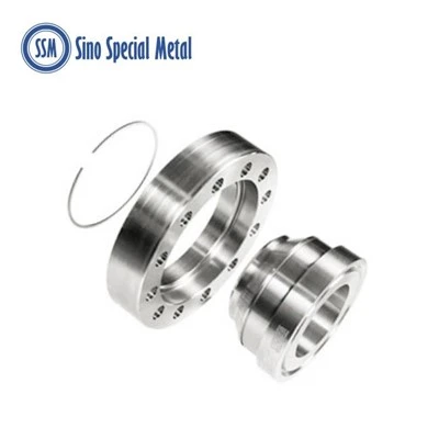 Bride à anneau pivotant à finition dentelée en spirale (Nickel 200)